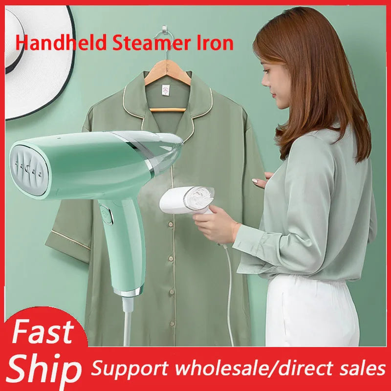 Portable Mini Garment Steamer Steam Iron Handheld Foldable Home Travelling for Clothes Ironing Wet Ironing Machine