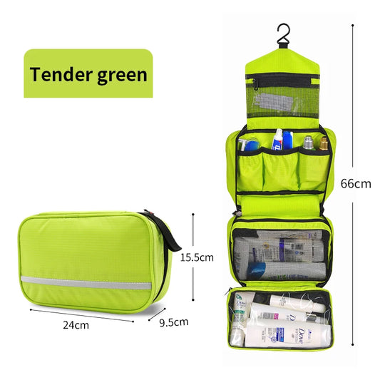 Hanging Toiletry Bag Travel Storage for Men and Women Large Capacity Cosmetic Bag Sturdy Waterproof Hook Shower Bag Travel Set