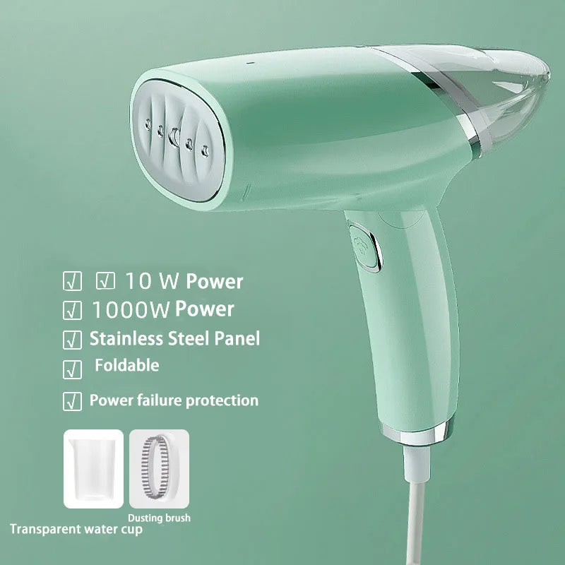 Portable Mini Garment Steamer Steam Iron Handheld Foldable Home Travelling for Clothes Ironing Wet Ironing Machine