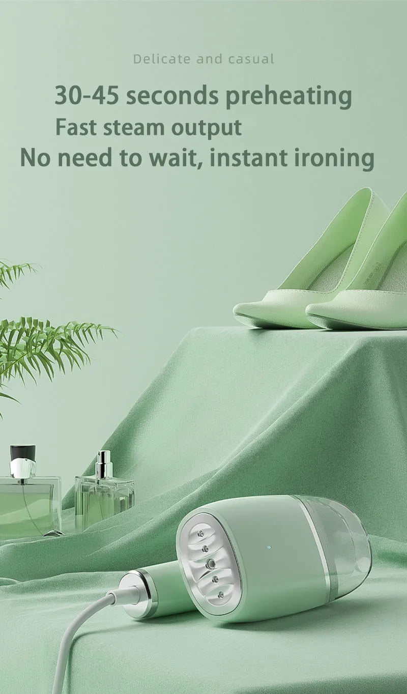 Portable Mini Garment Steamer Steam Iron Handheld Foldable Home Travelling for Clothes Ironing Wet Ironing Machine